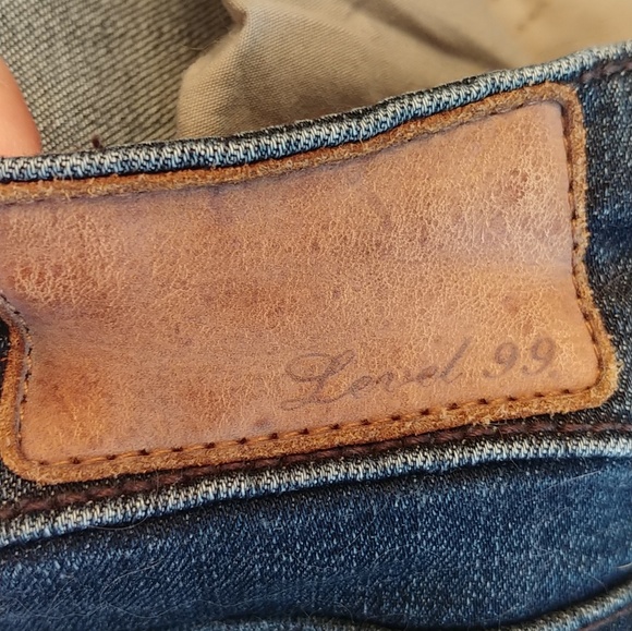 Anthropologie Level 99 stretch denim skirt 26" - Picture 4 of 8